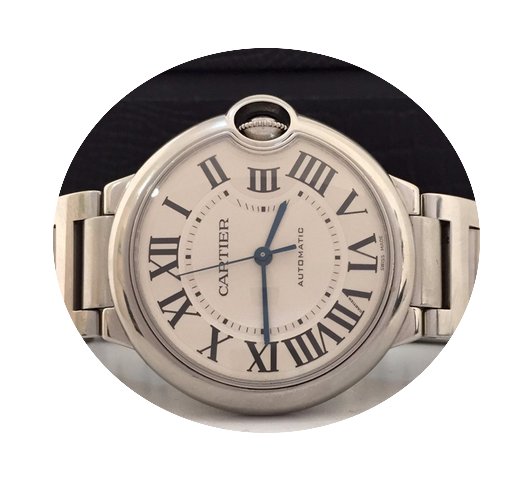 Cartier Ballon Bleu Large 36mm White Dia...