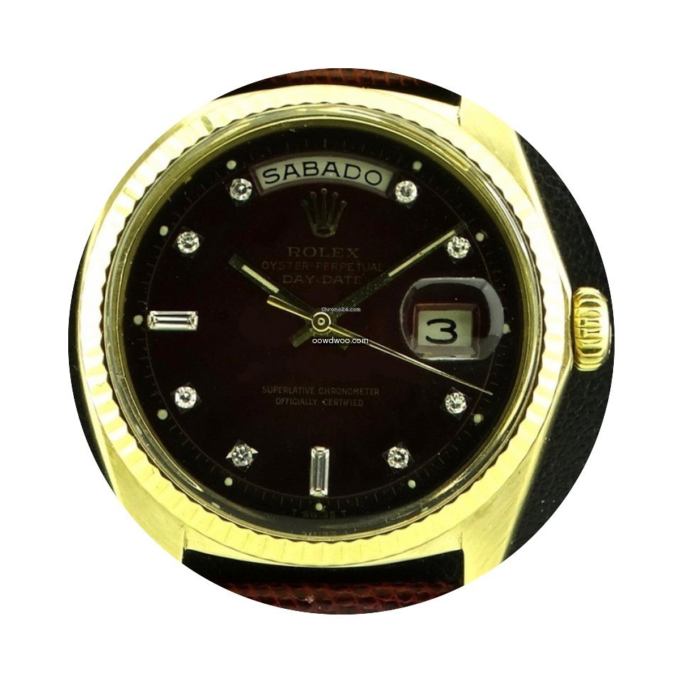 Rolex | Day-Date Burgundy Vignette Diamo...