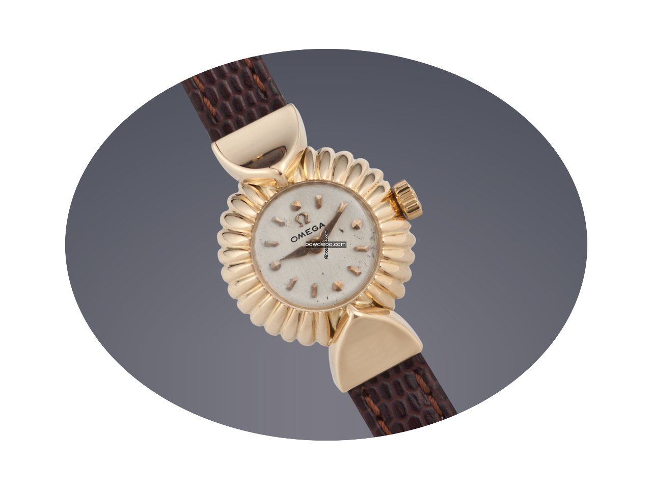 Omega ladies 18ct yellow gold Fancy manu...