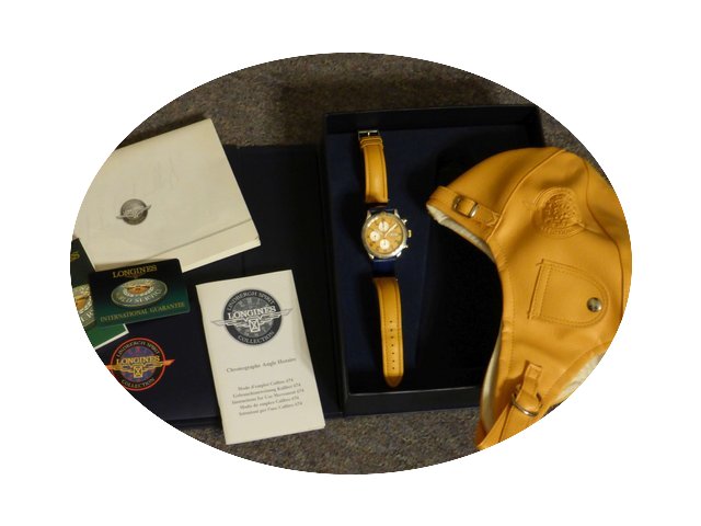 Longines Lindbergh Stundenwinkel-Chronog...