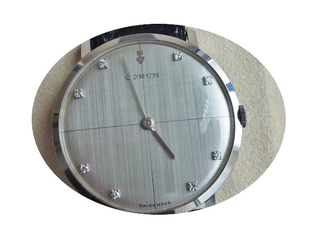 Corum thin big Corum White Gold 18K Diam...