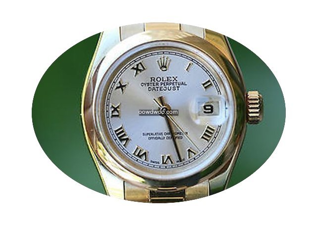 Rolex Ladies 26mm President 18k Yellow G...