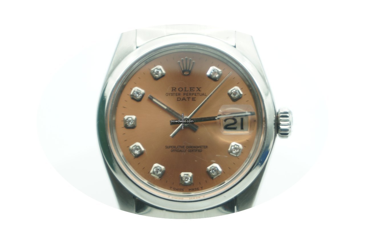 Rolex Oyster Perpetual Date Salmon Pink ...