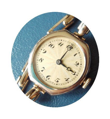 Rolex Ladies 9ct massiv Gold 9K massiv G...