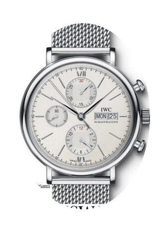 IWC PORTOFINO Chronograph Silver Dial IW...