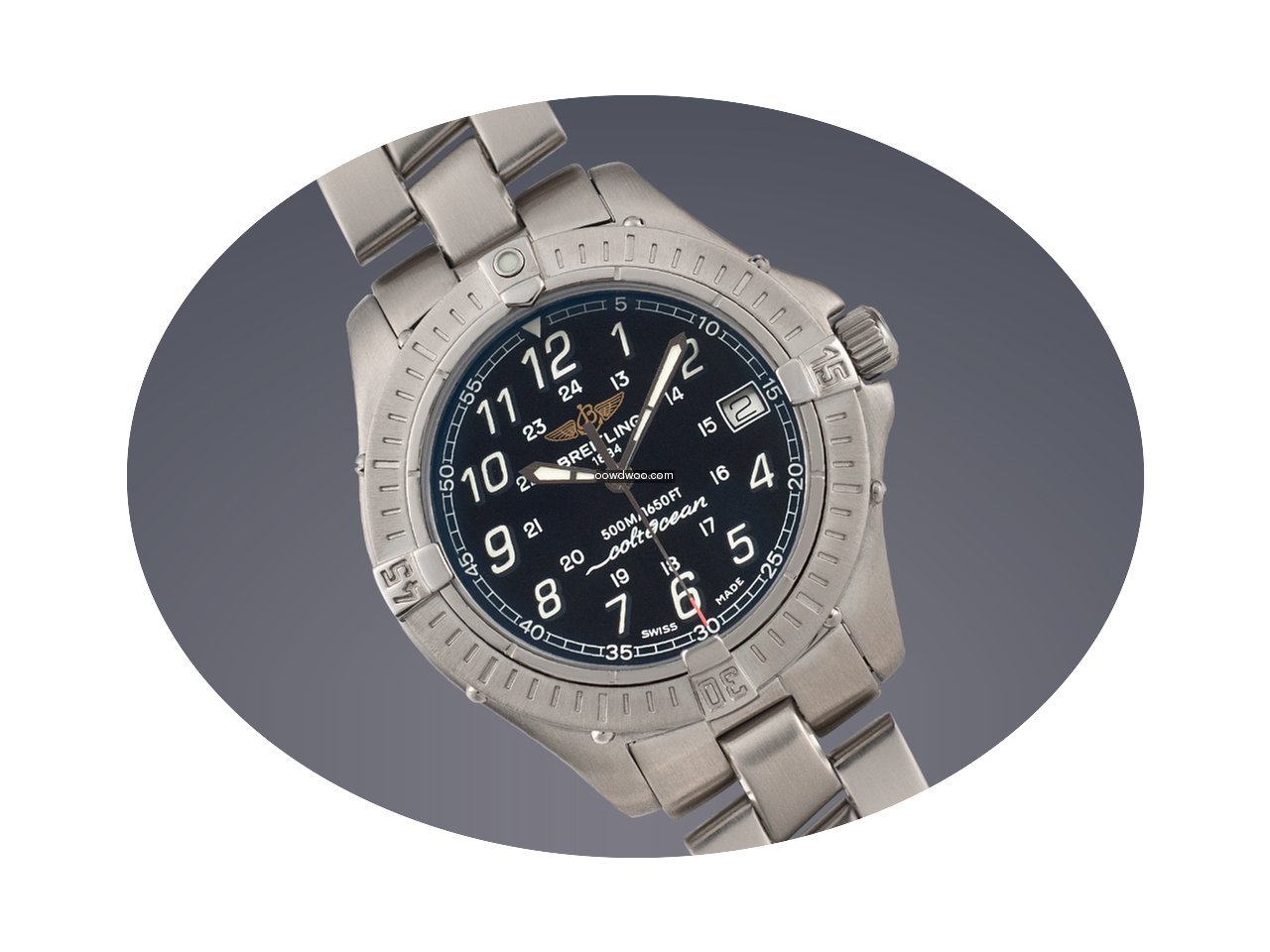 Breitling Colt Ocean steel quartz watch...