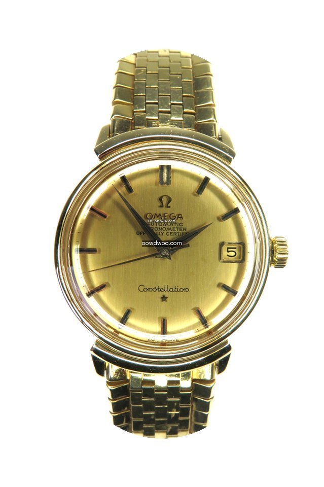 Omega Constellation Grand Luxe 18k golde...