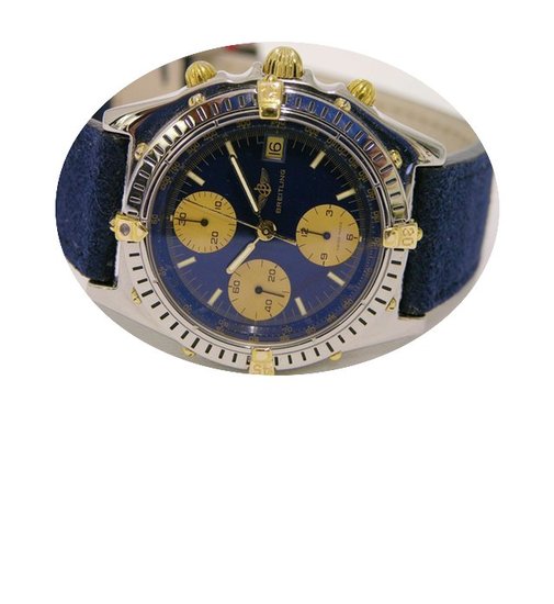 Breitling Chronomat 81.950 Blu Acciaio e...
