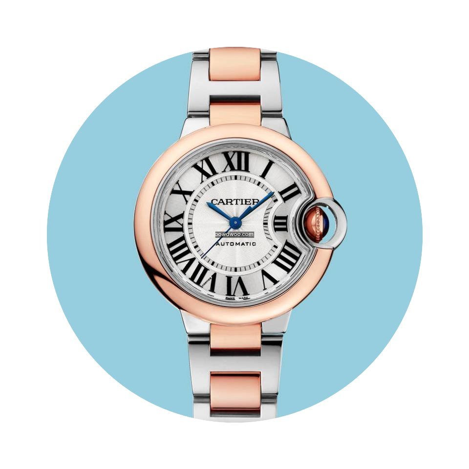 Cartier Ballon Bleu 33 mm Stahl Rotgold ...
