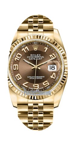Rolex Datejust 36mm Yellow Gold Midsize ...