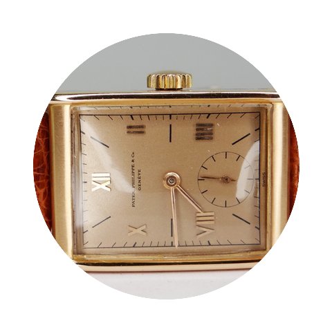 Patek Philippe Rectangular Vintage 18kt ...