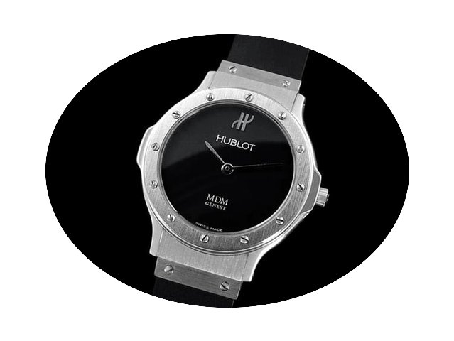 Hublot MDM Ladies Rubber Bracelet Watch ...