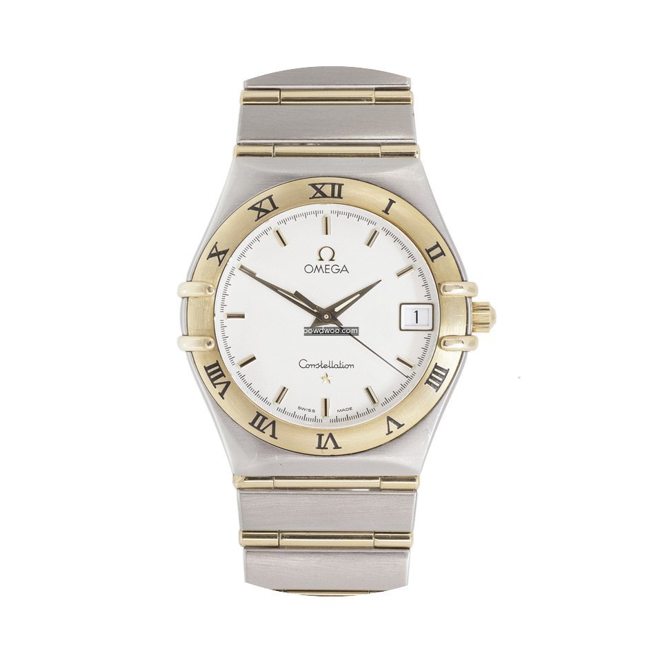 Omega 18K & Stainless Steel 34mm Constel...