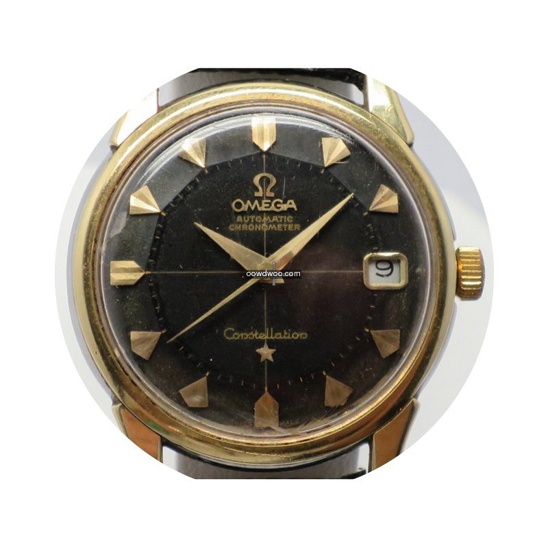 Omega Constellation pie pan Steel and go...