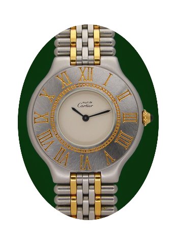 Cartier Must 21 Medium 18k Yellow Gold S...