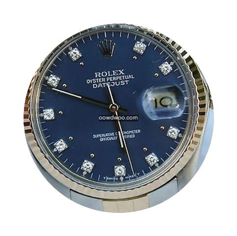 Rolex Datejust Mens Two Tone Gold Stainl...