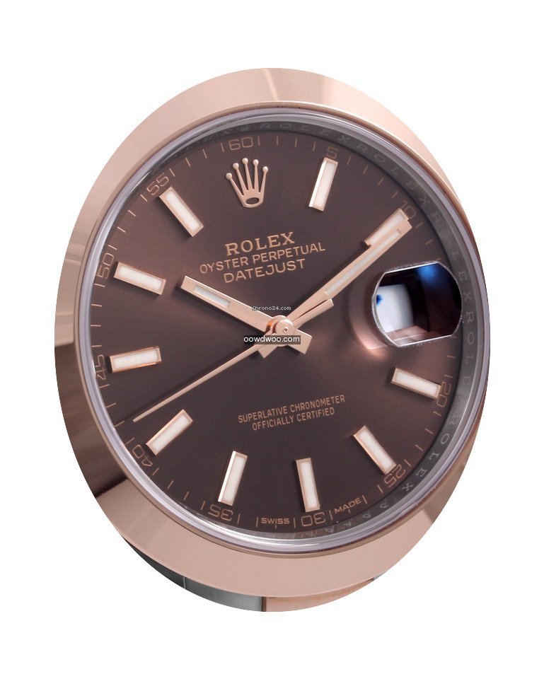 Rolex Rose Gold & Steel 41mm Datejust Ch...