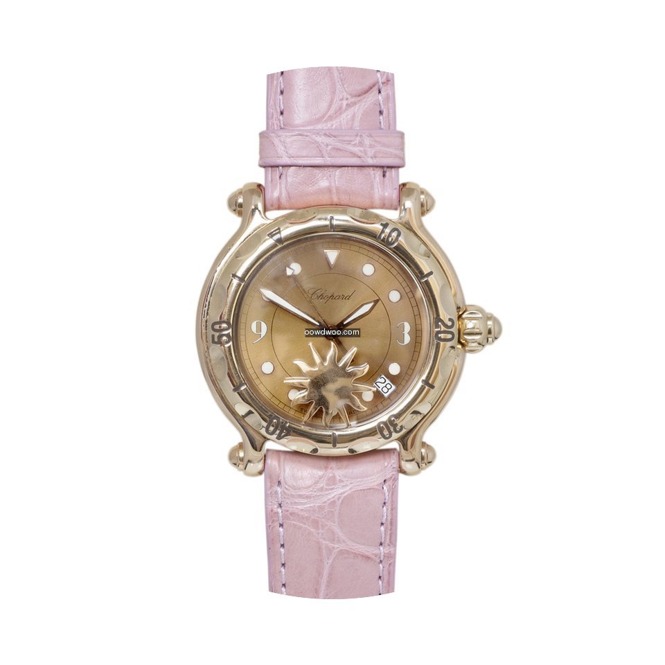 Chopard 18K Rose Gold Happy Sport Happy ...