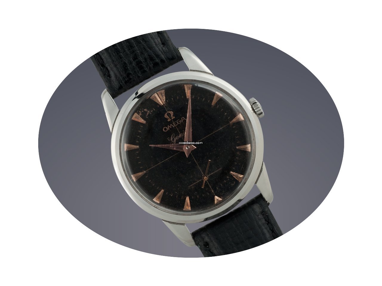 Omega Geneve stainless steel manual watc...
