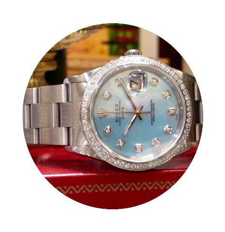 Rolex Oyster Perpetual Date 34mm Mother ...