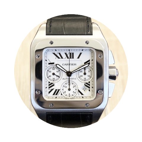 Cartier Santos 100XL Chronograph...