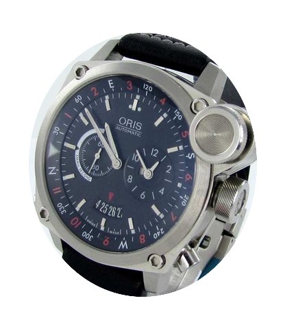 Oris Bc4 Flight Timer Herreunhr Kompass ...
