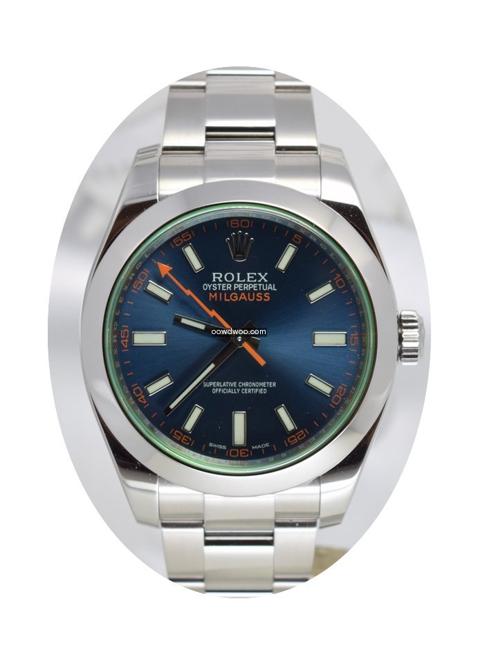 Rolex Milgauss Verte...