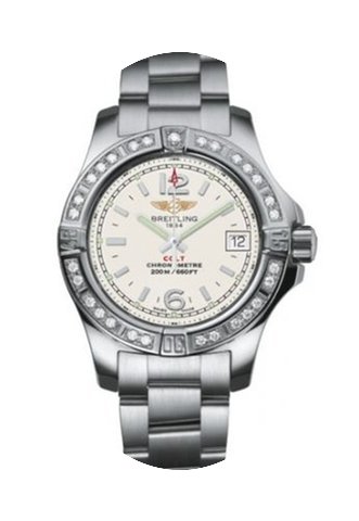 Breitling Colt Lady Stratus Silver Dial ...