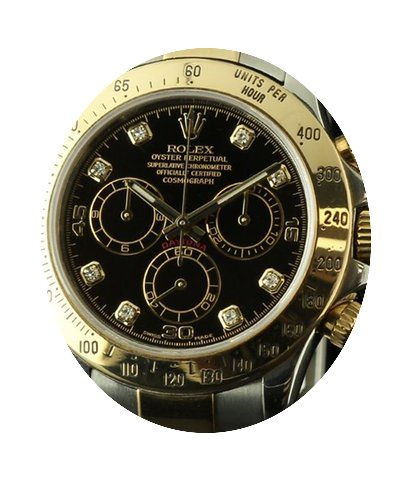 Rolex Daytona 116523 40mm Steel Gold Bla...
