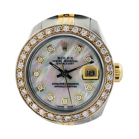 Rolex Datejust MOP Diamond Dial and Beze...