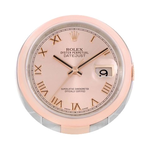 Rolex Datejust Steel 18k Everose Gold Pi...