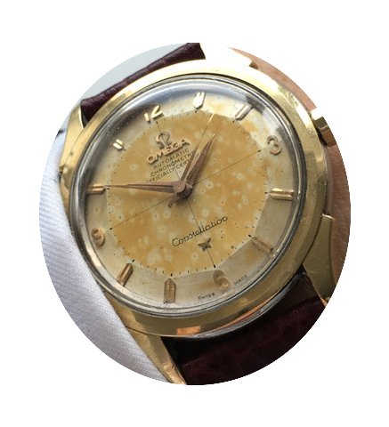 Omega Constellation Pie Pan Tropical dia...