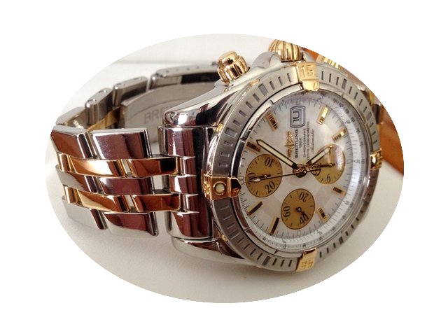Breitling Chronomat Evolution Pilot Gold...