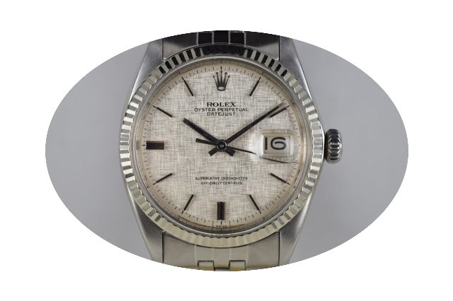 Rolex DateJust 1601 Linen Dial...