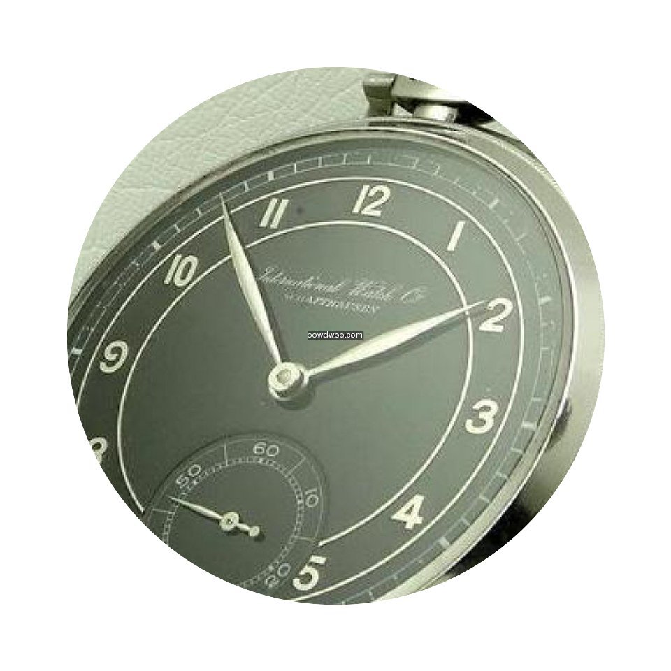 IWC | Pocket Watch Stainless Steel Black...