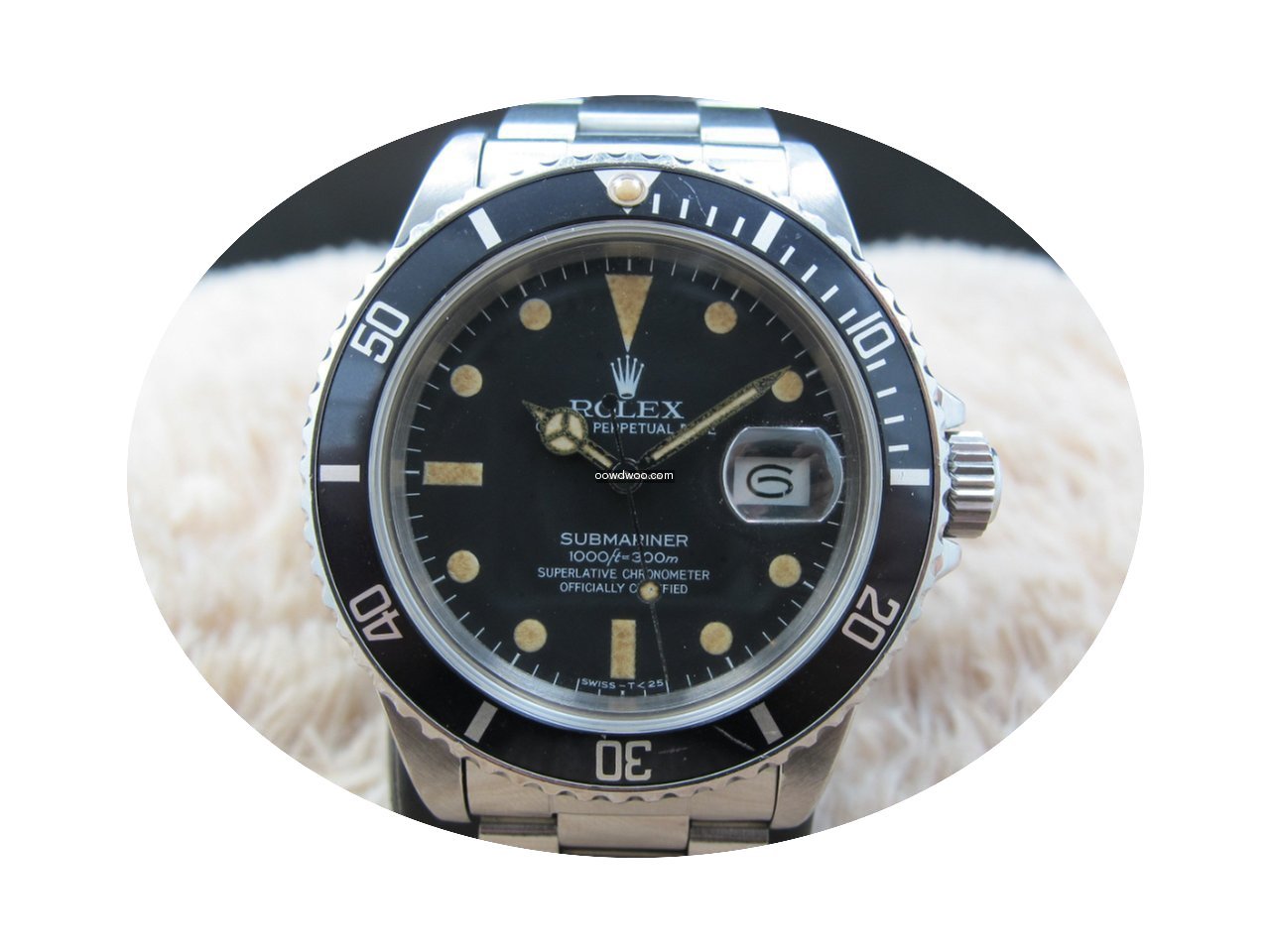Rolex SUBMARINER 16800 Matt Dial with Ni...