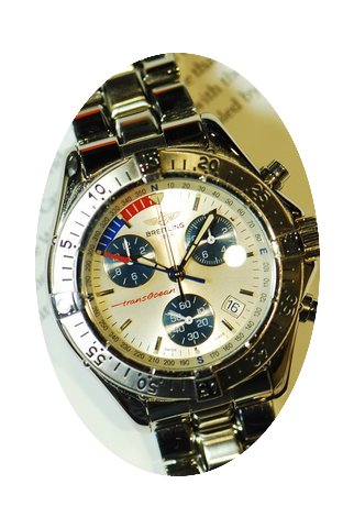 Breitling Transocean Chronograph Silver ...