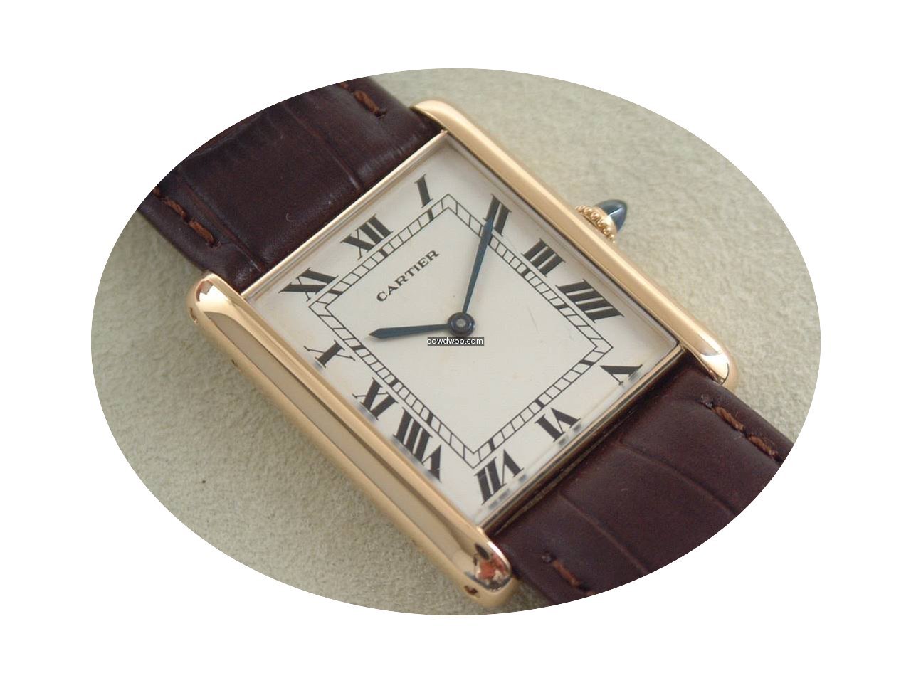 Cartier Tank Jumbo Automatik 18 Karat Ge...