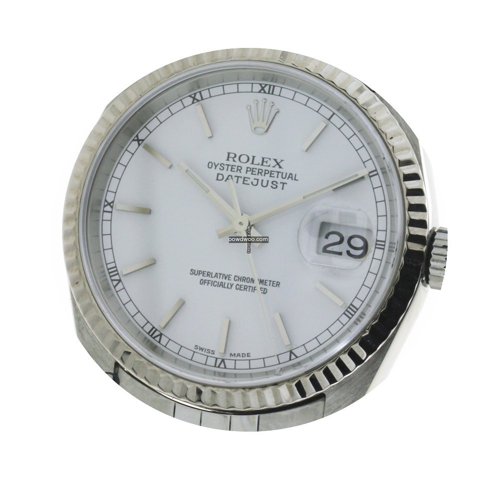 Rolex Oyster Perpetual Datejust Stahl/We...