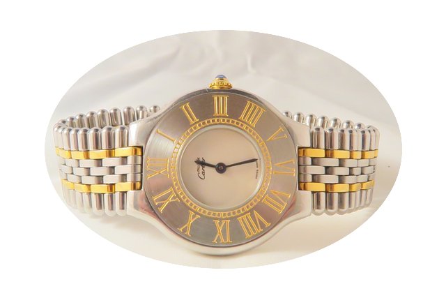 Cartier Must 21 Gold Plated Ladies...