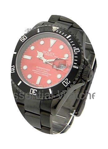 Rolex Used Submariner with Custom PVD Tr...