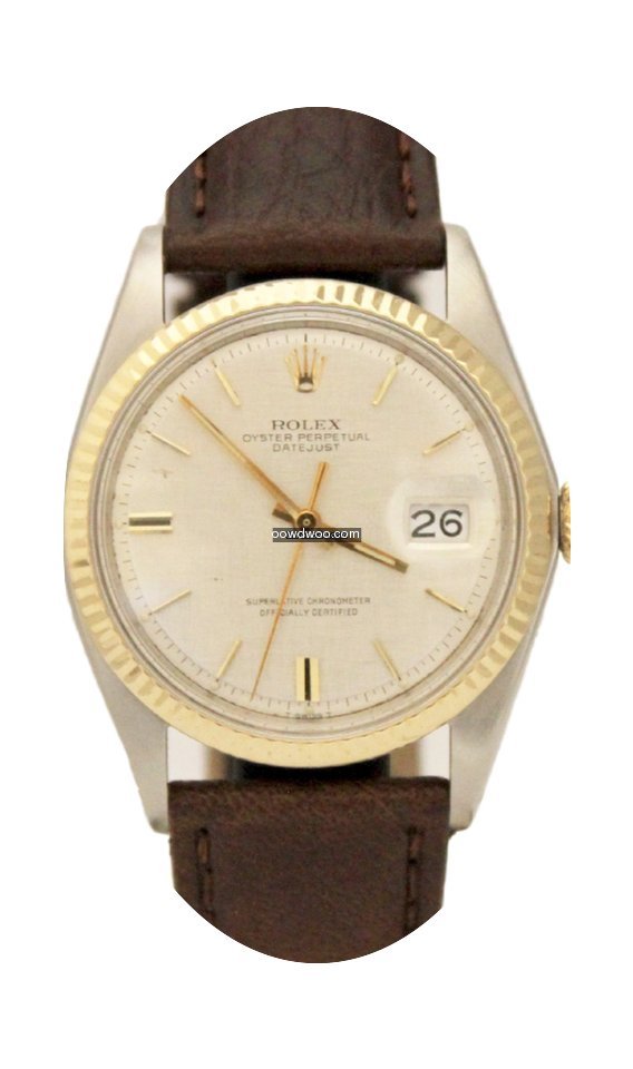 Rolex Date just Automatic 14K/SS 36mm 16...