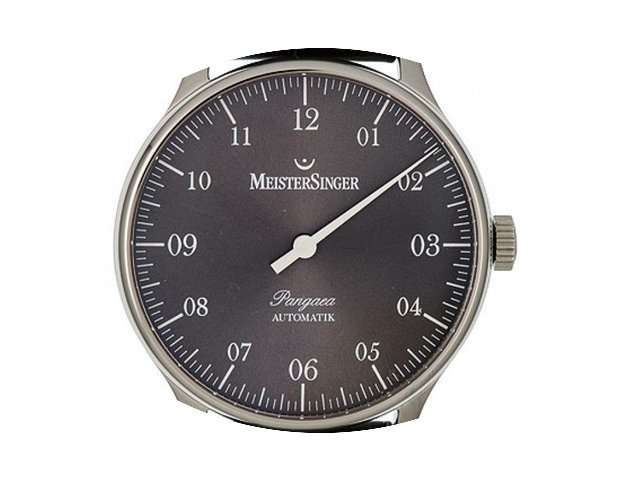 Meistersinger Pangea Einzeigeruhr Stahl ...