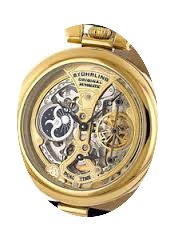 Stuhrling 127A333531 Men's Yellow Gold E...