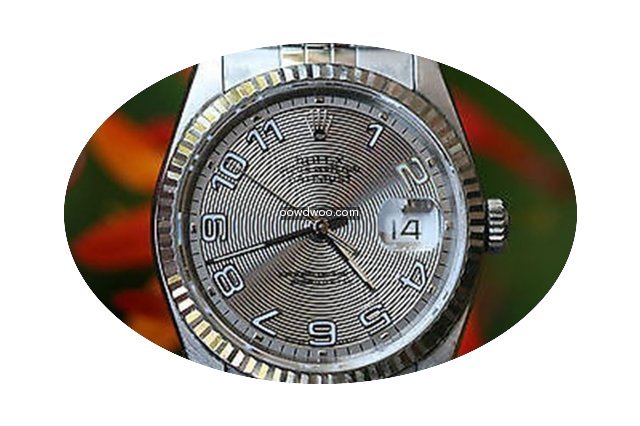 Rolex Mens Datejust Stainless 16234 Silv...