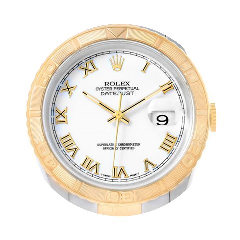 Rolex Datejust Turnograph Mens Steel 18k...