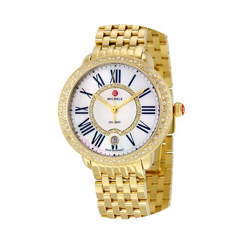 Michele Serein White Mother of Pearl Dia...