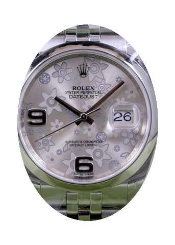 Rolex Datejust 36 116200-SLVFDJ Silver F...