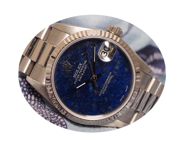 Rolex Datejust Ref. 78279 Lapis Dial 18K...
