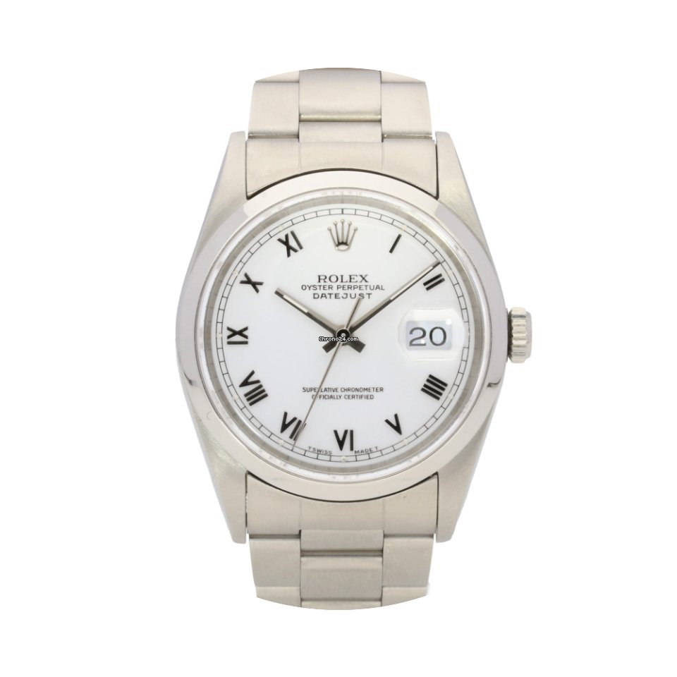 Rolex Datejust 16200, White Dial, Mens S...